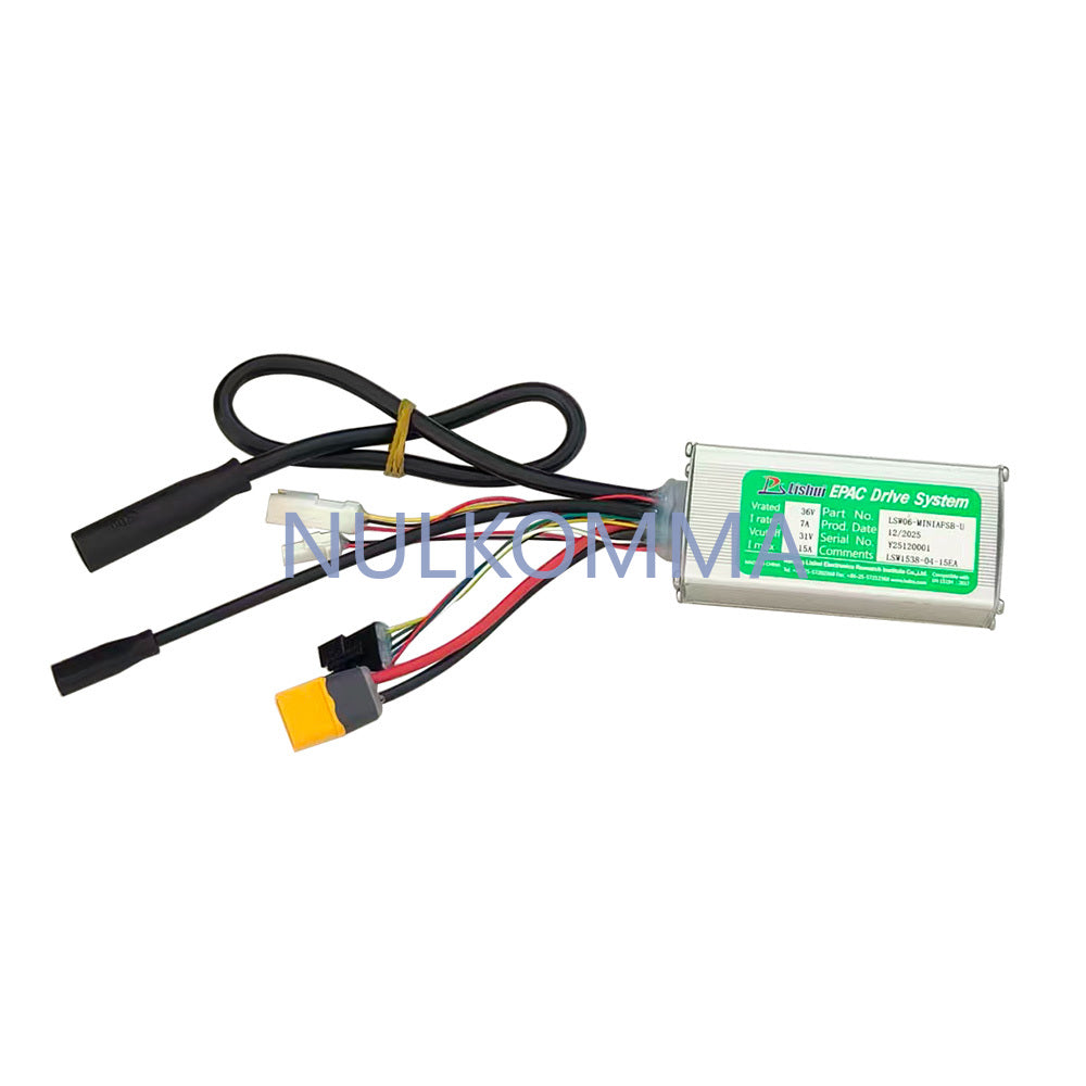 Electric Bicycle Brushless Motor Controller LSW06-MINIAFSB-U 36V 15A for Electric Scooters Fat Bike MTB Ebike Speed Controller