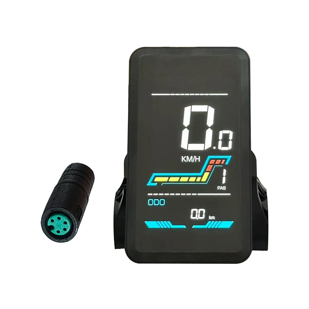 Nulkomma YL91F Electric Bike LCD Display Screen Meter 36V 48V 5Hole Waterproof Connector Speed Controller Panel For Ebike MTB Accessories