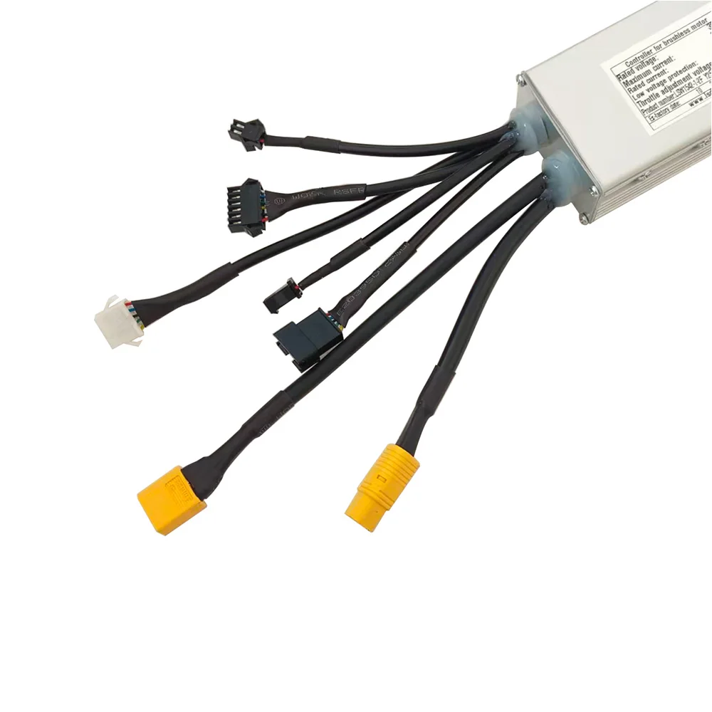 Nulkomma Ebike Brushless Motor Controller LSW1542-1-2F 36V 12A Suitable for Electric Bicycles Scooters Fat-Tire Bikes Speed Controller