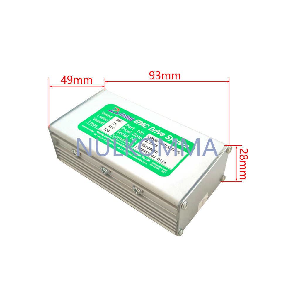 NULKOMMA Ebike Brushless Motor Controller LSW0853-03-01EA 36V 15A Suitable for Electric Bicycles Scooters Fat-Tire Bikes Speed Controller