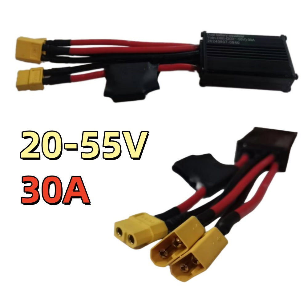 Nulkomma Dual Battery Discharge Converter 20V-55V DC Dual Battery Equalizer Switch Balancer Module Adapter for Electric Bike