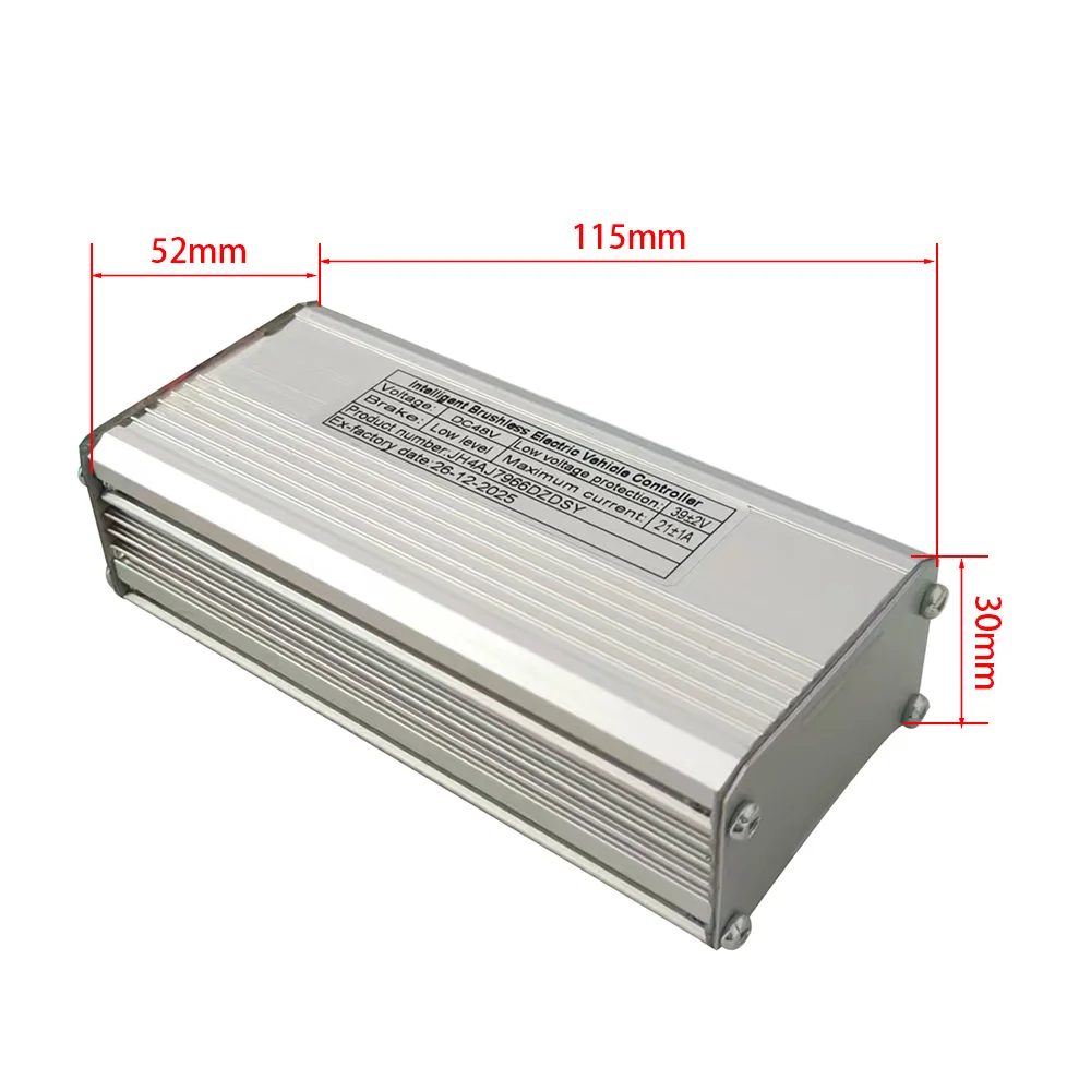 Nulkomma Brushless Motor Controller JH4AJ7966DZDSY 48V 21A E-Bike Scooter Universal E-Bike Conversion Kit Bicycle Speed Controller