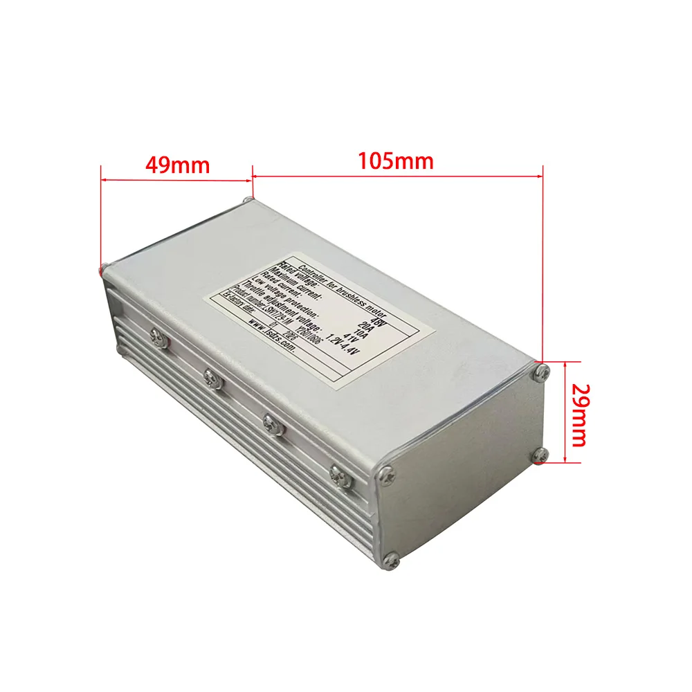 Nulkomma Brushless Motor Controller LSW1729-1M 48V 20A E-Bike Scooter Universal E-Bike Conversion Kit Bicycle Speed Controller