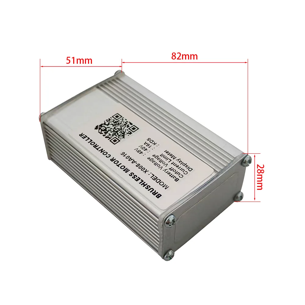 Nulkomma Ebike Brushless Motor Controller 48V 16A Speed Controller X008-AA016 KDS for Electric Bicycle Scooter Motorcycle