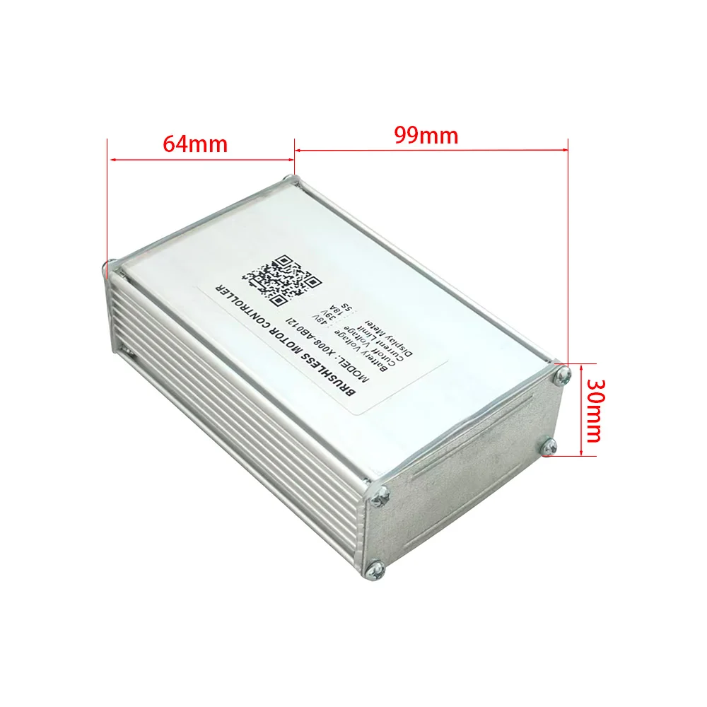 Nulkomma Ebike Brushless Motor Controller X008-AB0121 48V 18A Suitable for Electric Bicycles Scooters Fat-Tire Bikes Speed Controller