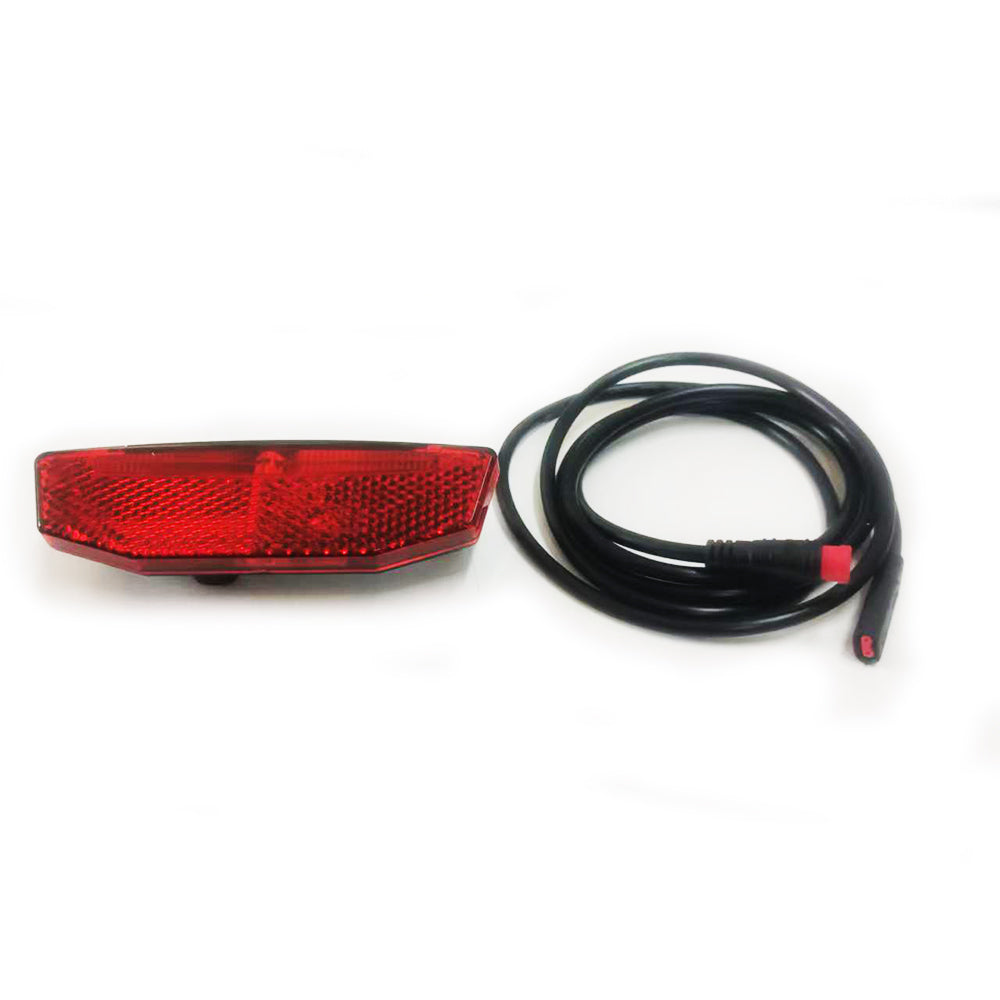 NULKOMMA Ebike Tail Light 6V-60V LED Warning Light Night Cycling Equipment Bicycle Conversion Accessories E-Bike Rear Light Waterproof Connector