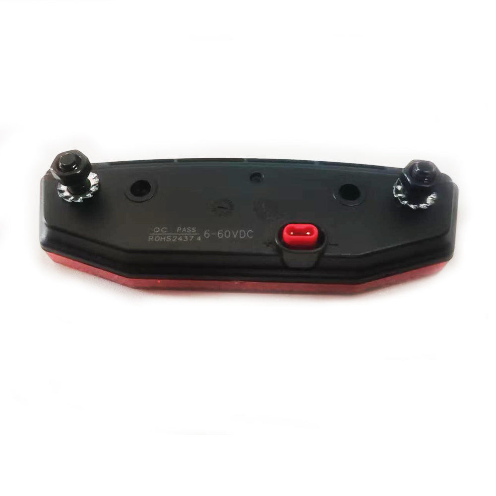 NULKOMMA Ebike Tail Light 6V-60V LED Warning Light Night Cycling Equipment Bicycle Conversion Accessories E-Bike Rear Light Waterproof Connector