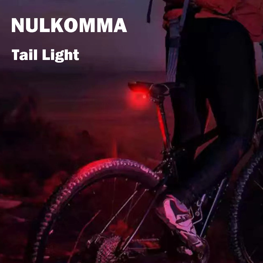 NULKOMMA Ebike Tail Light 6V-60V LED Warning Light Night Cycling Equipment Bicycle Conversion Accessories E-Bike Rear Light Waterproof Connector