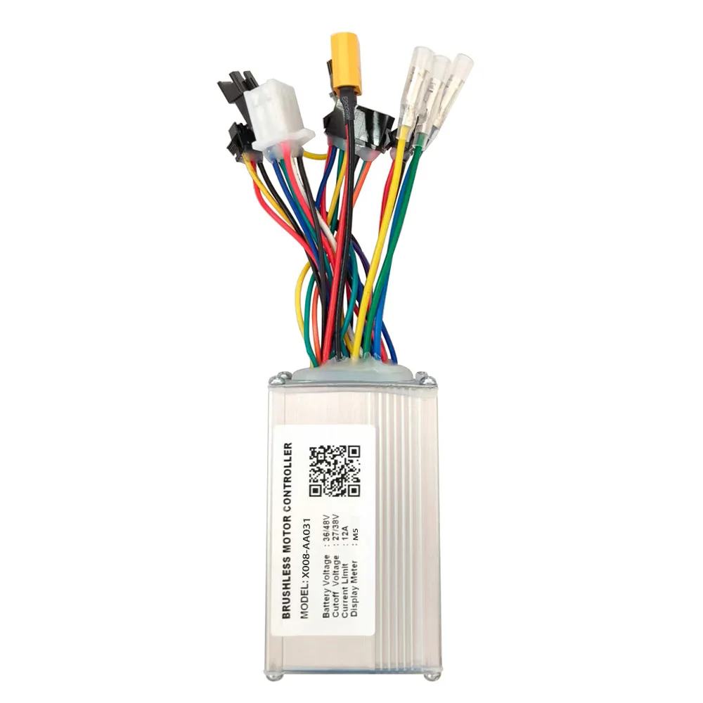 Nulkomma Ebike Brushless Controller X008-AA031 48V 12A Speed Parts for M5 Protocol Display Electric Scooter MTB Fat Bike Accessories