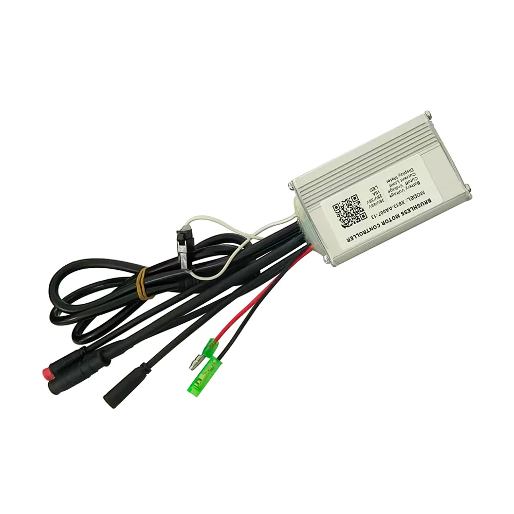 Nulkomma E-Bike Brushless Motor Controller X813-AA007-13 36/48V 15A for LED Protocol Display Electric Scooters MTB Speed Controller