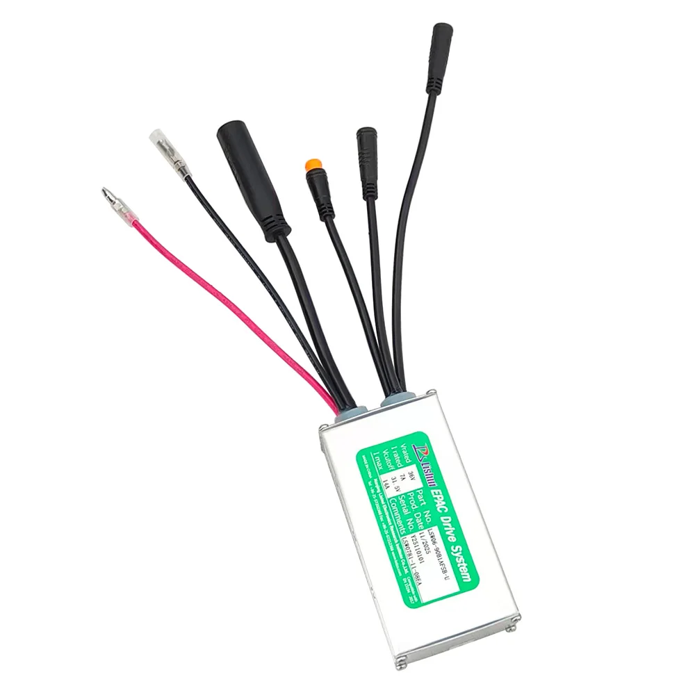 Nulkomma E-bike Brushless Motor Controller LSW06-90B1CFSB 36V 15A for Electric Scooters Fat Bike MTB Accessories Speed Controller