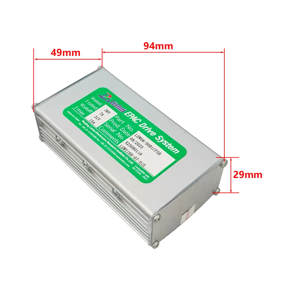Nulkomma Ebike Brushless Motor Controller LSW06-90B1CFSB 36V 15A Suitable for Electric Bicycles Scooters Fat-Tire Bikes Speed Controller