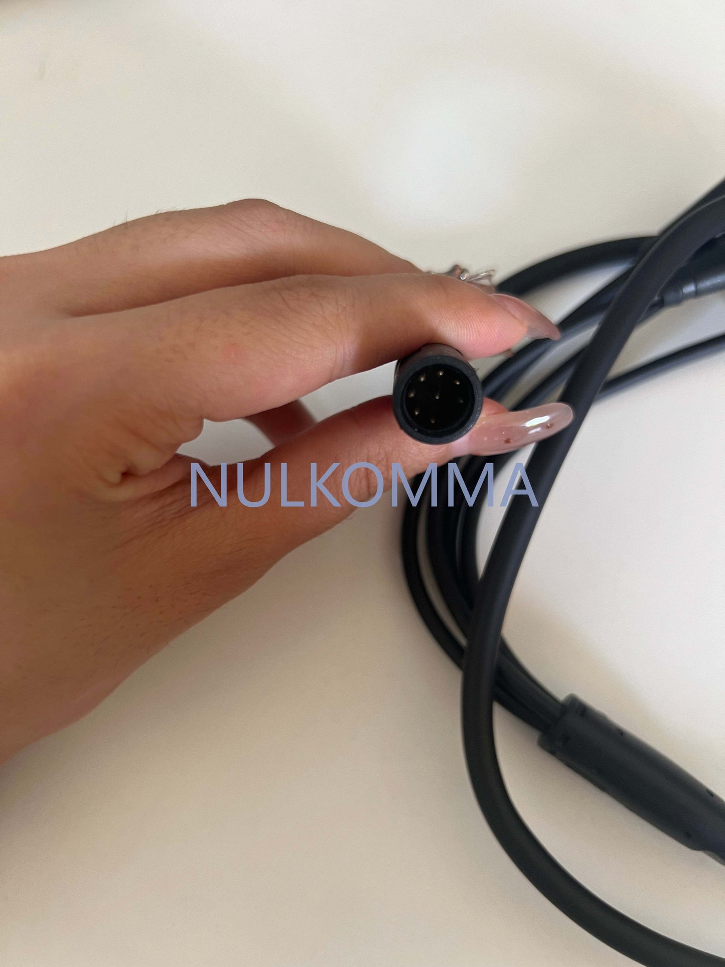 Nulkomma 8 Pin EBike 1 to 4 Waterproof Wiring Harness Splitter Cable, ebike Integrated cable Connector Extension Wire for Bafang Mid Drive Motor, Display, Throttle and Brake Lever Connection