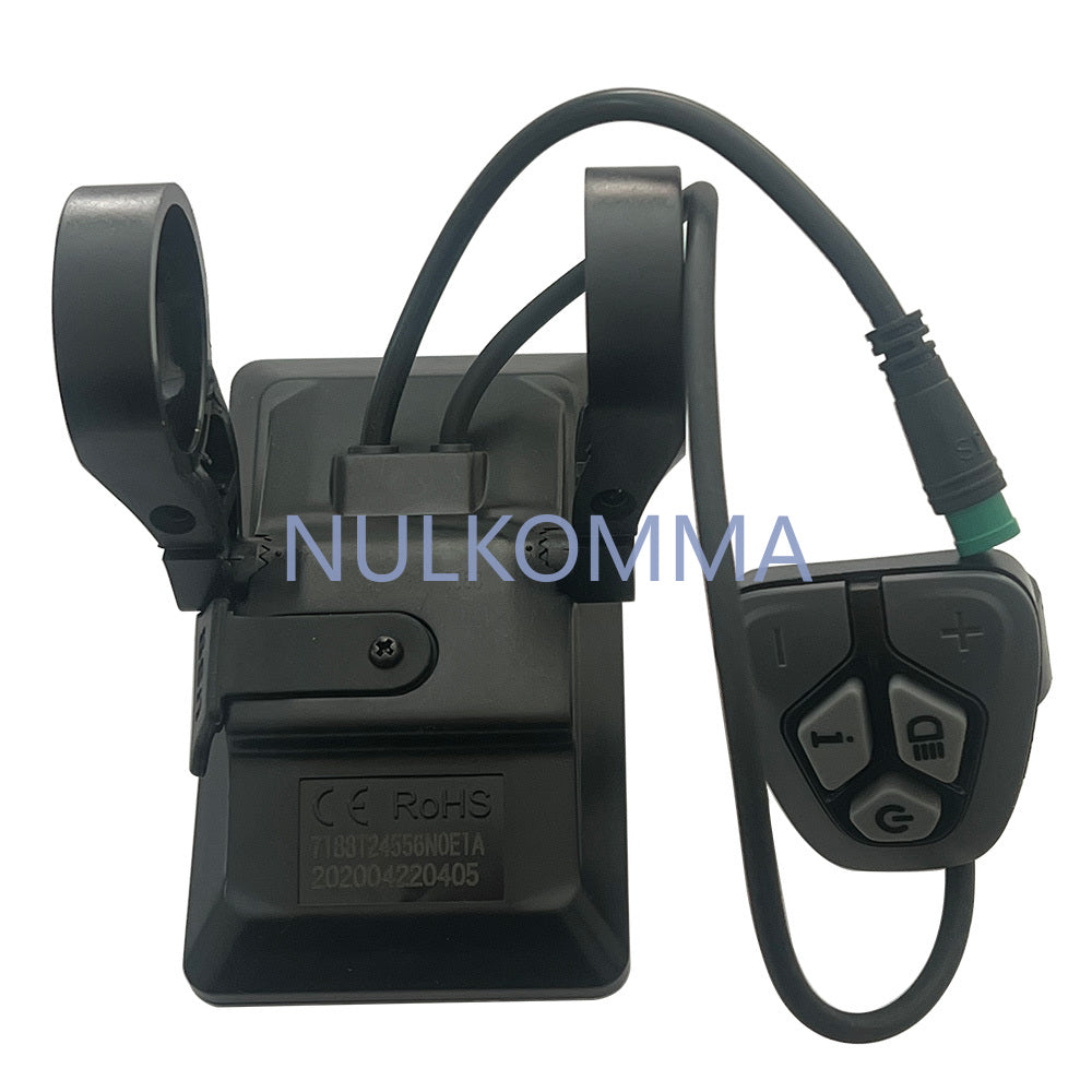 NULKOMMA Ebike LCD Display Screen Speedometer Bike Speed Control Panel KD718 36V 48V Key Disp Meter for HIMIWAY Bicycles Accessories