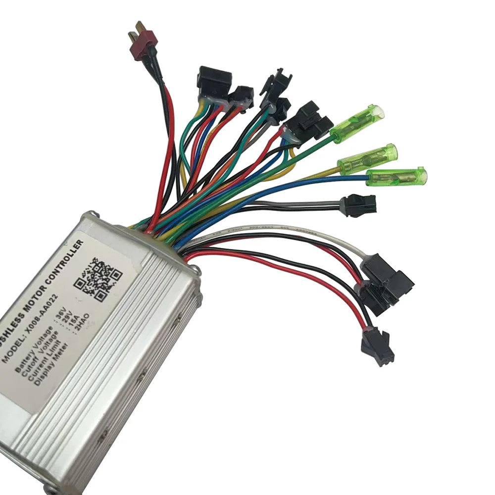 Nulkomma X008-AA022 Ebike Brushless Motor Controller 36V 15A 2HAO Protocol for Electric Scooters MTB Fat Bikes Accessories