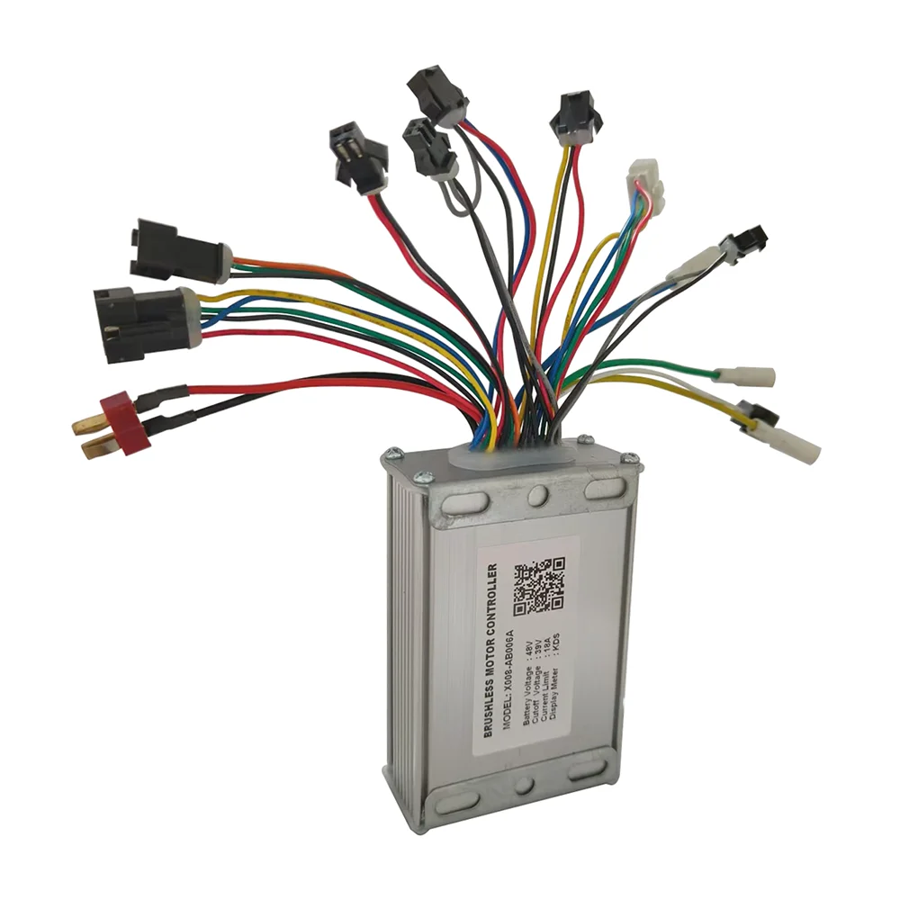 Nulkomma Ebike Brushless Motor Controller X008-AB006A KDS 48V 18A for Electric Scooters MTB Fat Bike Ebike Accessories Speed Controller