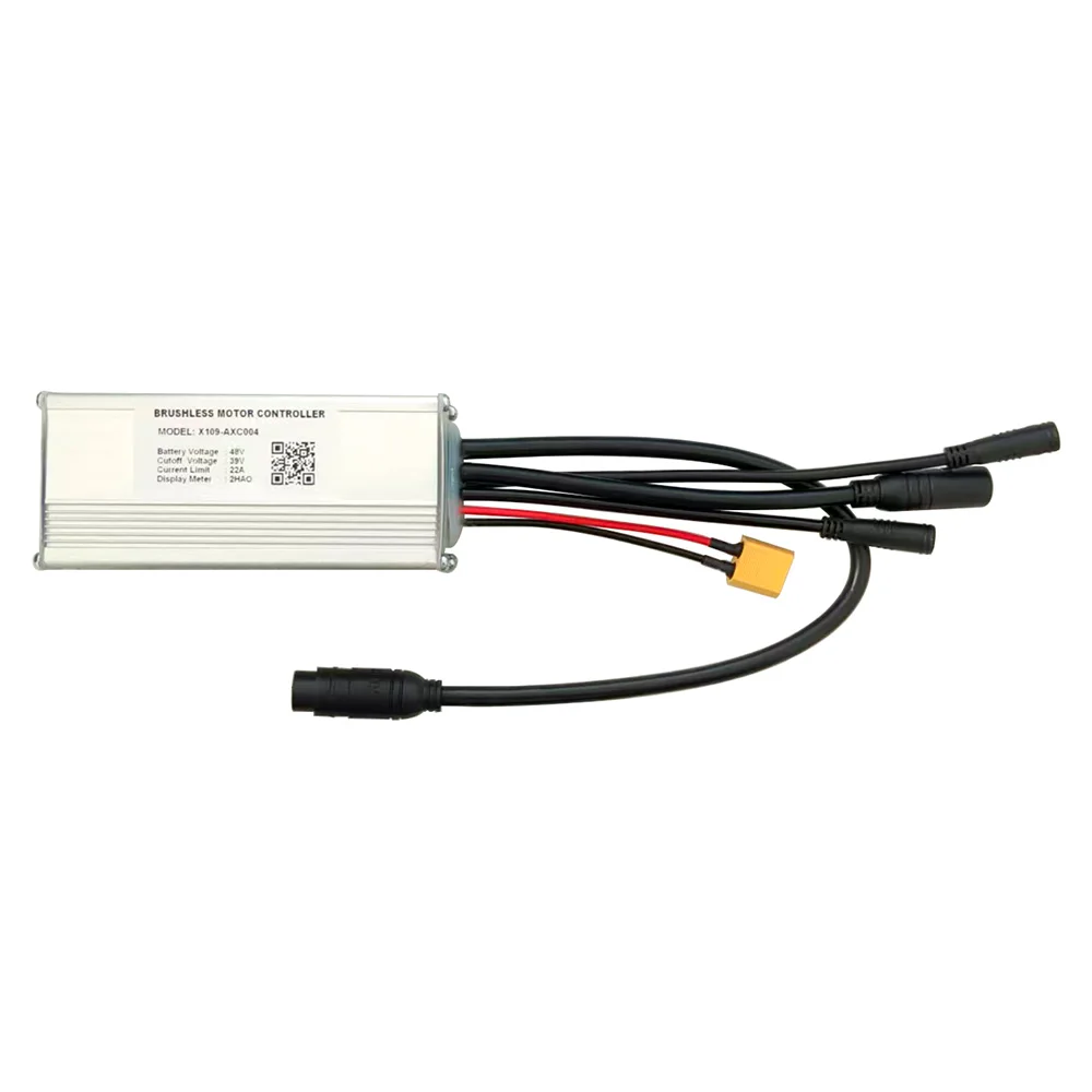 Nulkomma X109-AXC004 48V E-bike Brushless Motor Controller 22A for 2HAO Protocol Display Electric Scooters MTB Fat Bikes Accessories