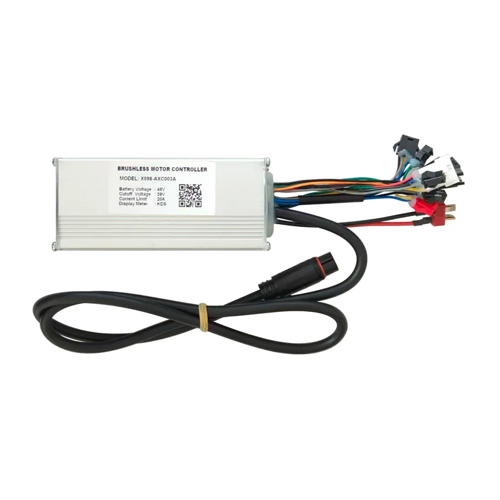 Nulkomma Ebike Brushless Motor Controller X098-AXC003A 48V 20A for KDS Protocol Display for Electric Scooters MTB Fat Bikes Accessories