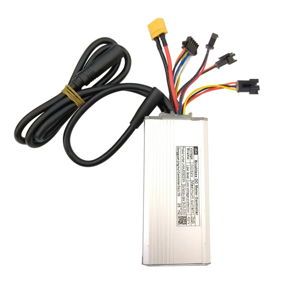 Nulkomma Ebike Motor Brushless Controller JH5AJ6339DZMN 52V Speed Controller For Electric Bicycle Scooters Fat Tire Bikes Mountain Bikes