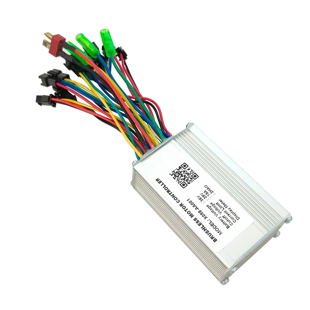 Nulkomma X098-AA001 Electric Bike Brushless Motor Controller 36V 15A for 2HAO Display Electric Scooters MTB Accessories Speed Controller