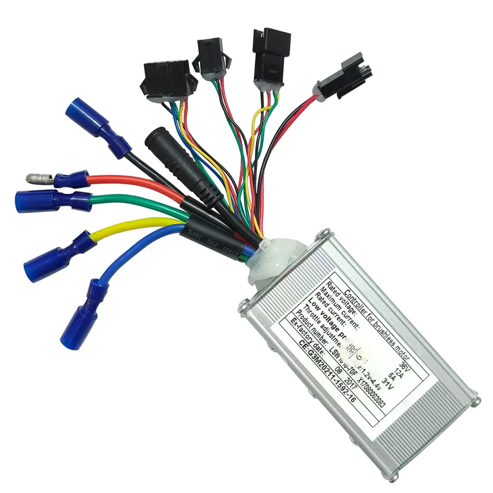 Nulkomma LSW1010-70F 36V 12A Ebike Brushless Motor Controller Speed Parts for Electric Scooters Fat Bike MTB Accessories Speed Controller