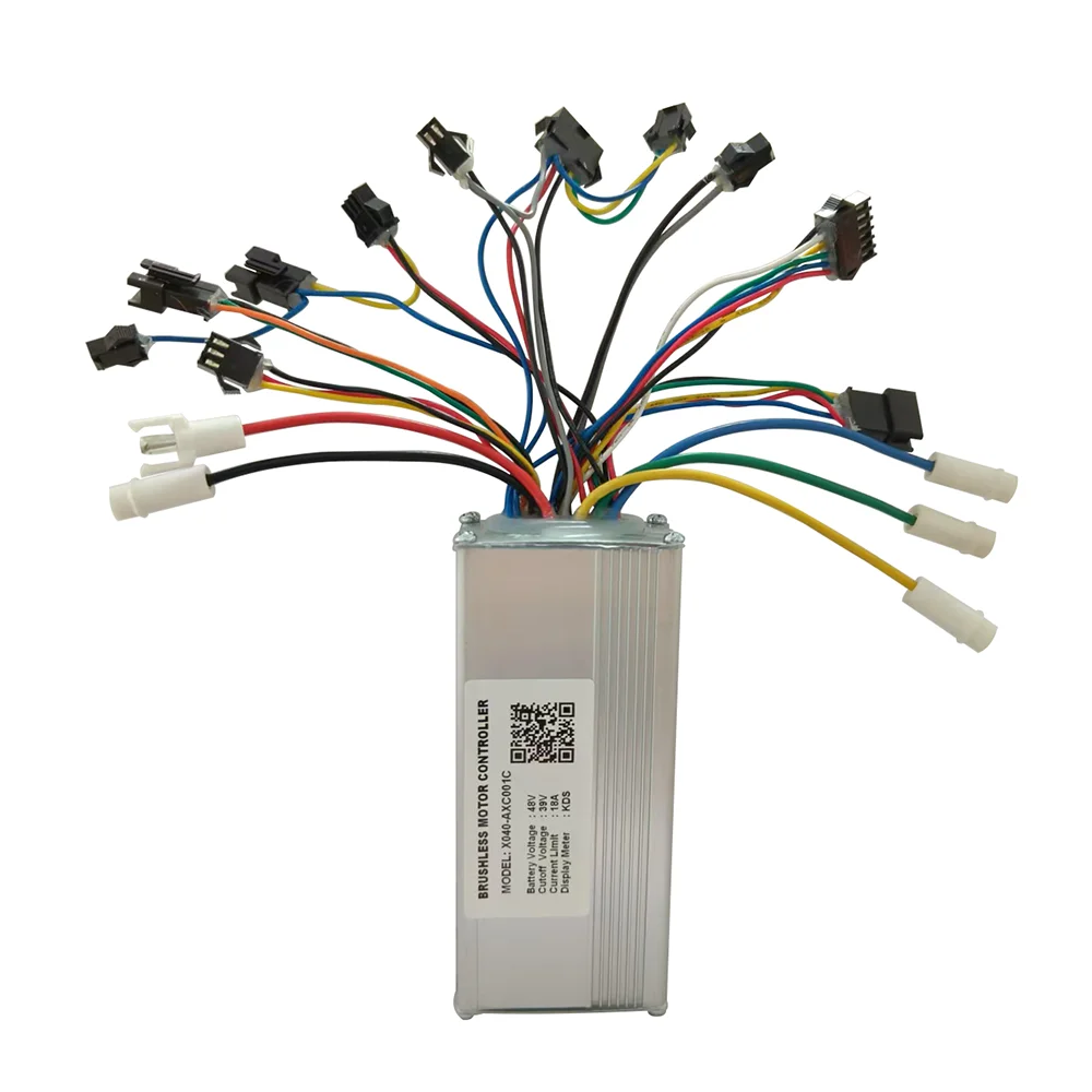 Nulkomma Electric Bicycle Brushless Motor Controller X040-AXC001C 48V 18A for Electric Scooters MTB Ebike Accessories Speed Controller