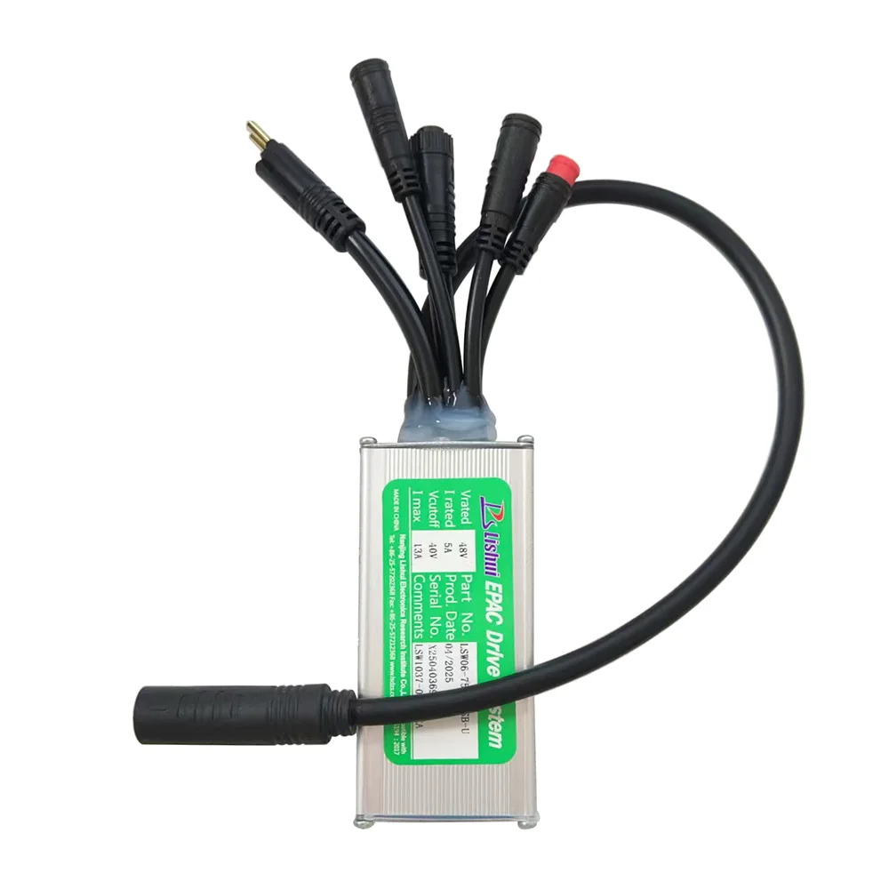 Nulkomma Ebike Brushless Motor Controller LSW06-75L2AFSB-U 48V 13A for 5S Protocol Electric Scooters MTB Accessories Speed Controller