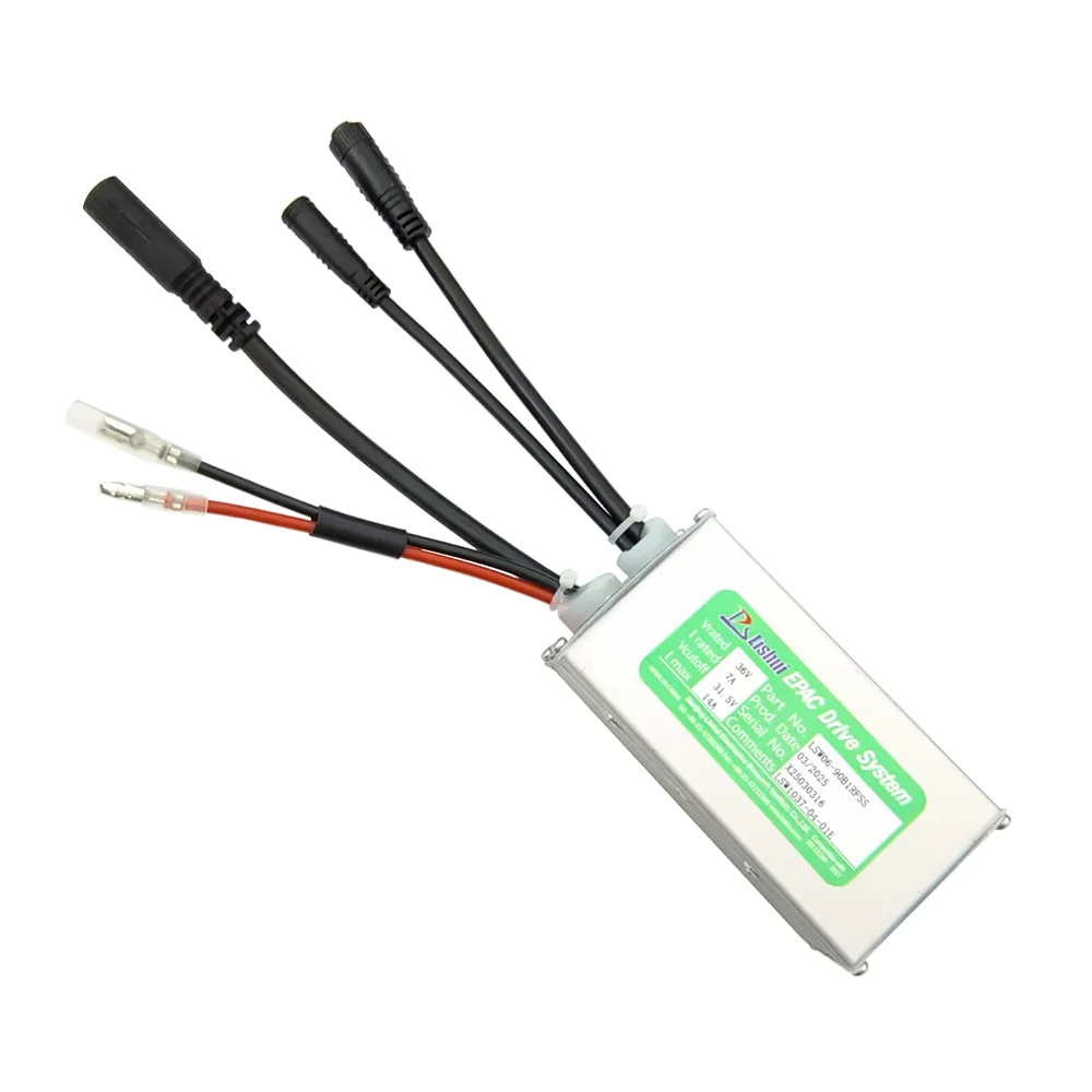 Nulkomma Ebike Brushless Motor Controller LSW06-90B1RFSS 36V 14A for Electric Scooters Fat Bike MTB Ebike Accessories Speed Controller