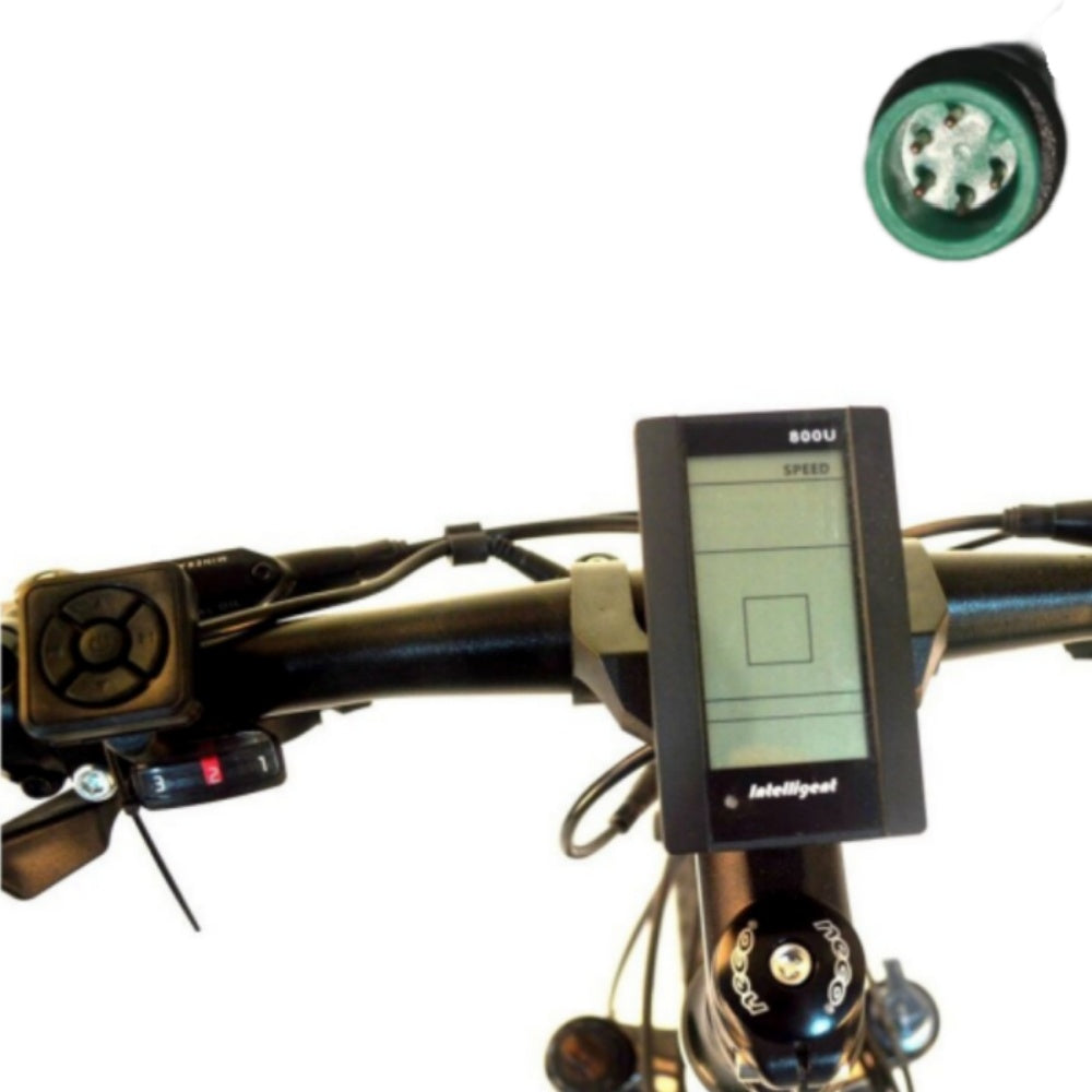 NULKOMMA 24V/36V Intelligent LCD Display Meter 800U Control Panel for Ebike LCD-800U-A Speed Meter for Electric Bike Montain Bike Scooter
