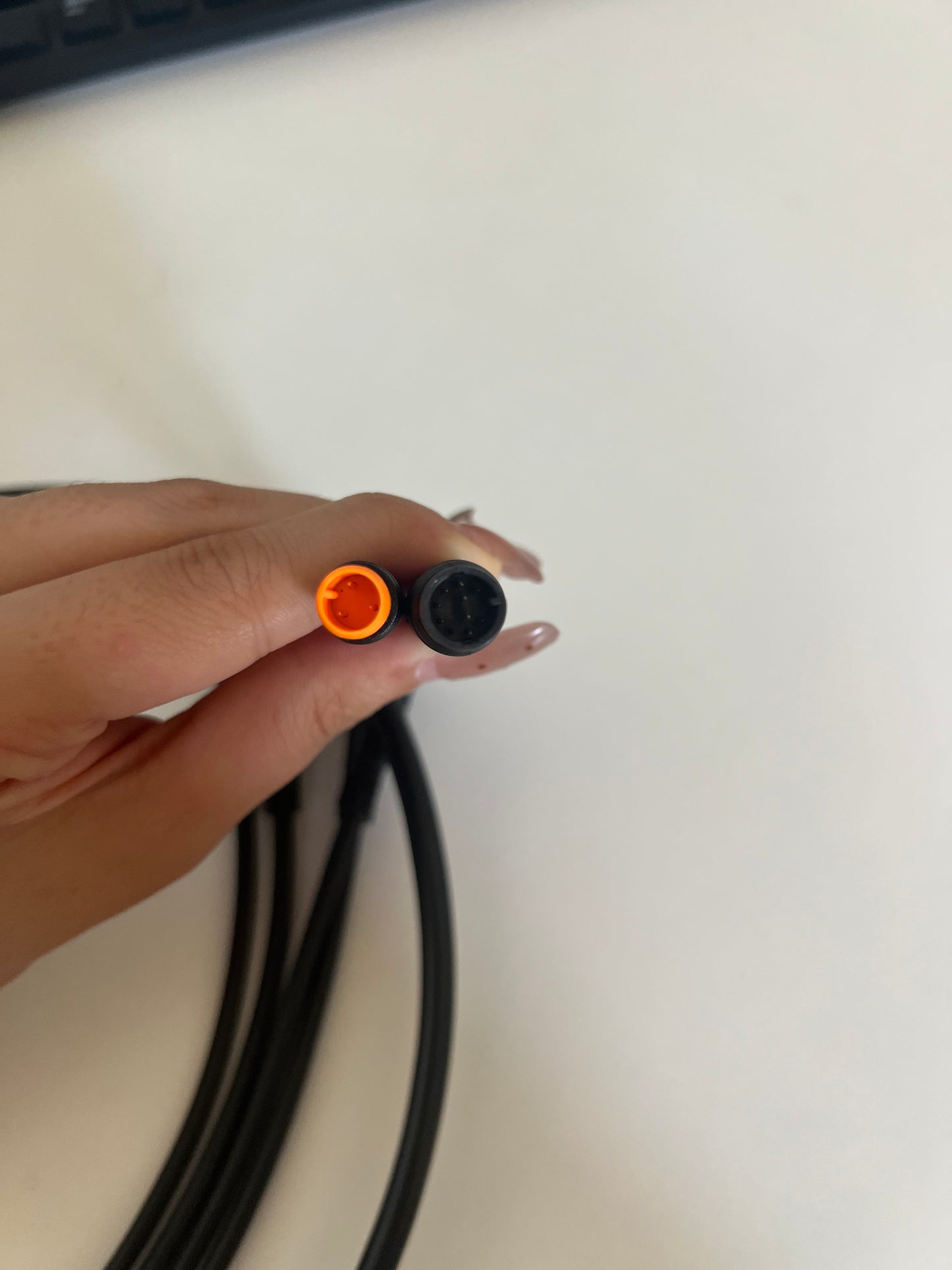 Nulkomma 10Pin EBike 1 to 5 Waterproof Wiring Harness Splitter Cable for MATE ebike Integrated cableJulet Connector Extension Wire for Bafang Mid Drive Motor, Throttle, Brake Lever, Display Connection