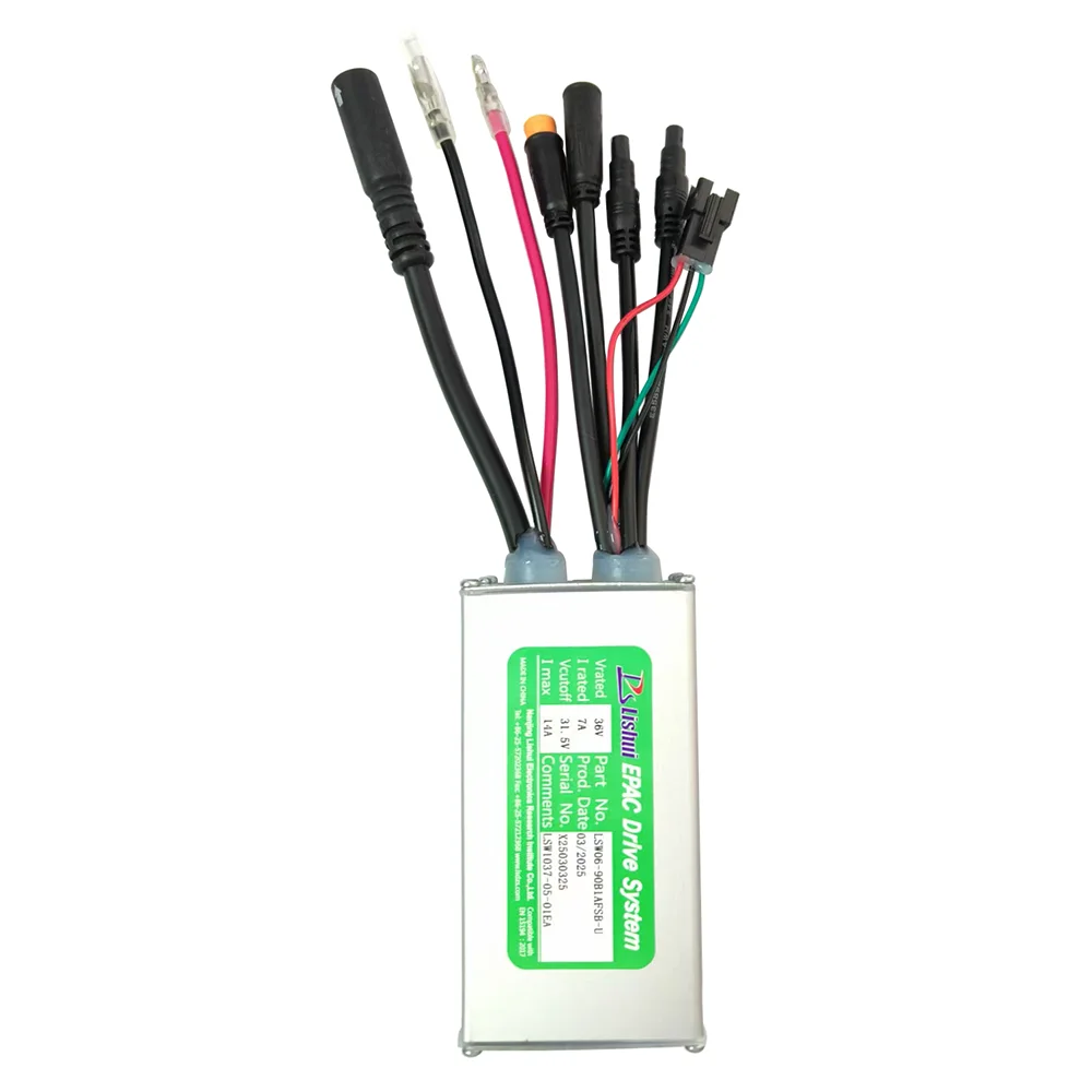 Nulkomma E-bike 36V Brushless Motor Controller LSW06-90B1AFSB-U 36V 14A for Electric Scooters Fat Bike MTB Accessories Speed Controller