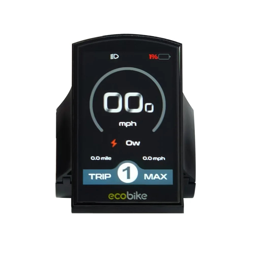 Nulkomma Electric Bicycle Display Screen Meter Speed Controller Bicycle Computer KD986 48V for ECOBIKE Key Disp Mountain Bike Universal