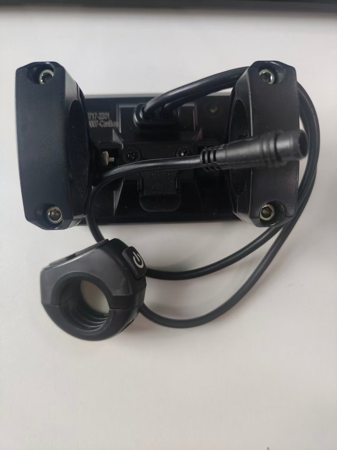 Nulkomma FISCHER LCD display for electric bikes with speedometer and speed control panel, electric bike conversion kit with 6-pin male connector