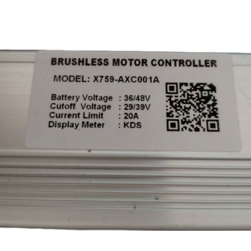NULKOMMA X759-AXC001A Brusheless Motor Controller DC36/48V 20A Ebike Controller for KDS Display Meter