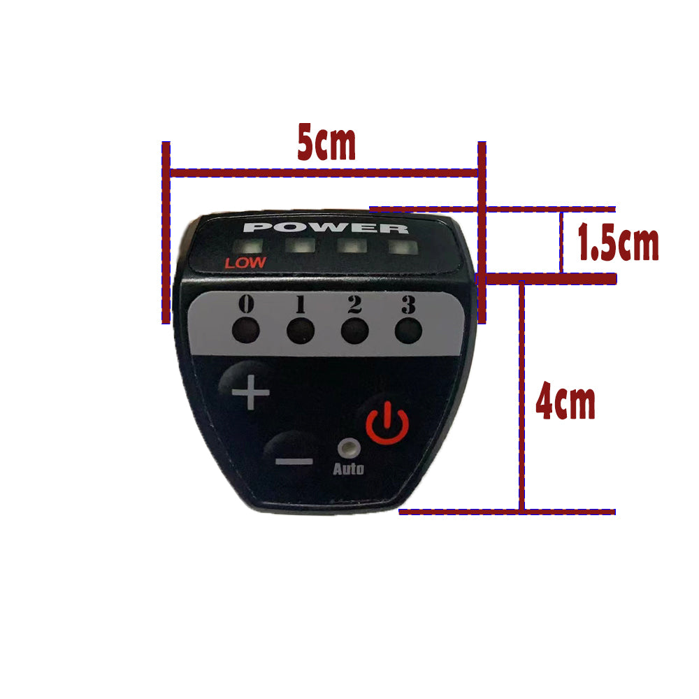 NULKOMMA Ebike LED Display Meter 36V SM Plug