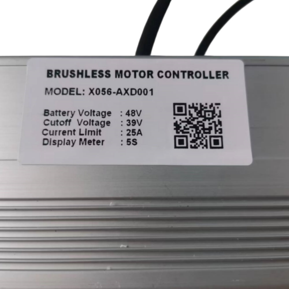 Nulkomma X056-AXD001 Electric Bike Controller 48V 25A Brushless Motor Controller for Ebike Scooter 5S Display Meter