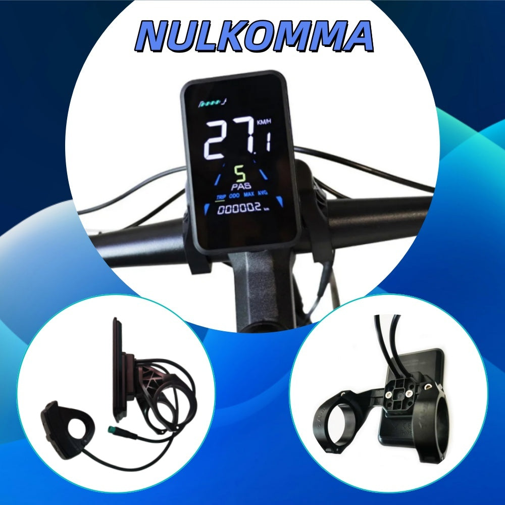 Nulkomma YL81F Ebike LCD Display Meter with 5-pin Male Connector