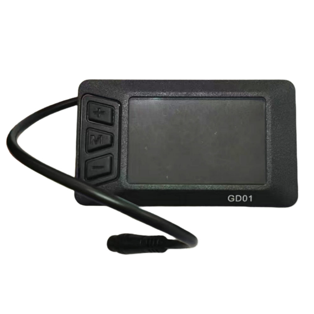 Nulkomma GD01 Electric Bike LCD Display Meter 48V Ebike Speed Control Panel 6-pin Male Connector