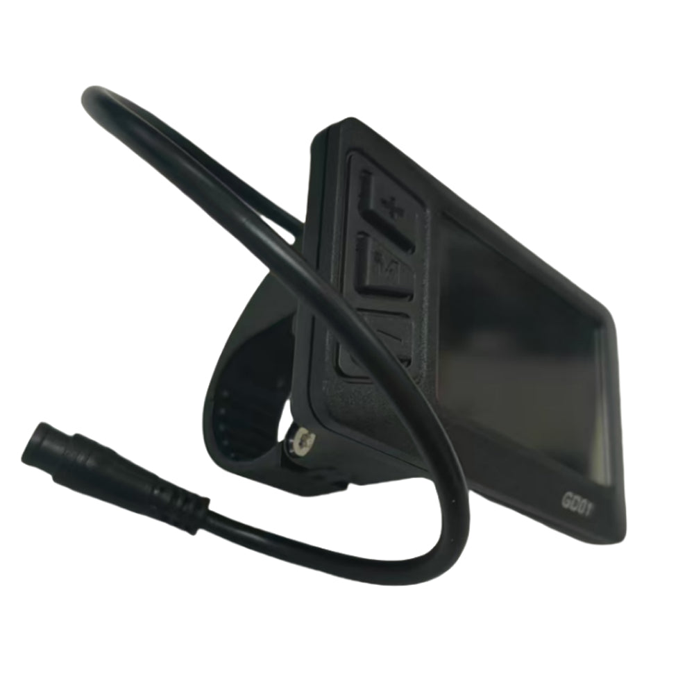 Nulkomma GD01 Electric Bike LCD Display Meter 48V Ebike Speed Control Panel 6-pin Male Connector