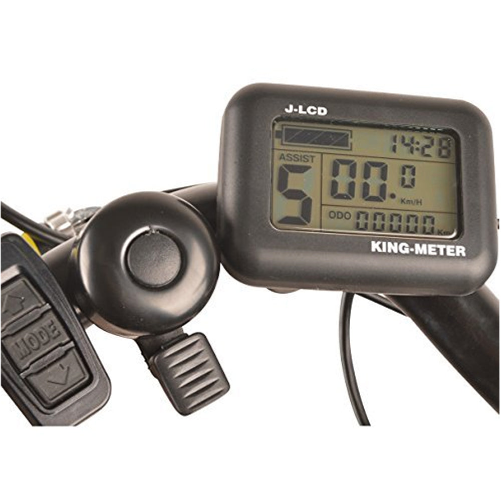 KING-METER J-LCD Ebike LCD Display Control Panel with Waterproof Connector