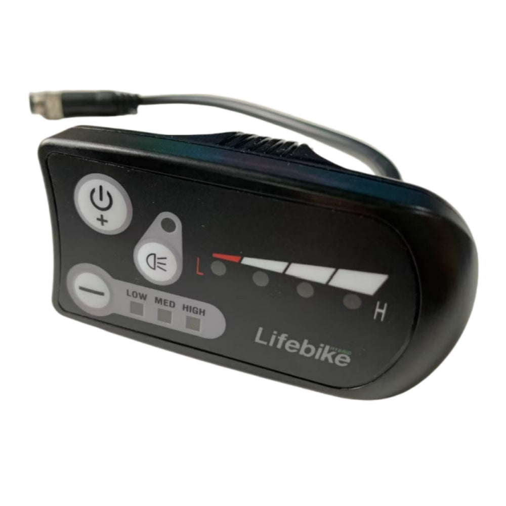 Nulkomma Lifebike Hybird 36V Intelligent LED Display Meter Electric Bike Digital Computer Pannel 5pin Ebike Speedometer