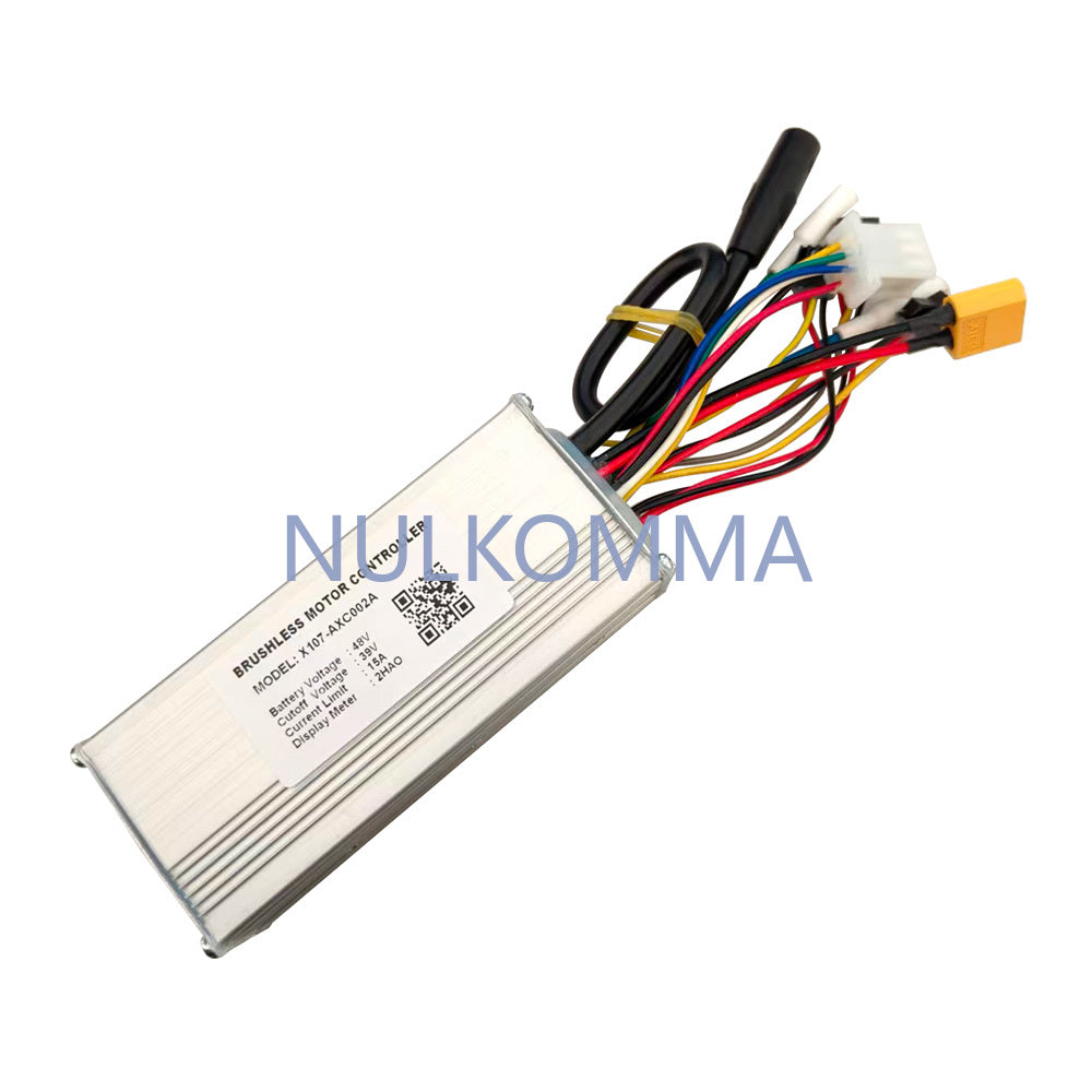 NULKOMMA Brushless Motor Controller X107-AXC002A 48V 15A E-Bike Scooter Universal E-Bike Conversion Kit Bicycle Speed Controller