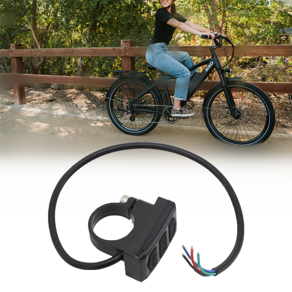 4 PIN Bike Conversion Switch Button Switch Handlebar Control for King-Meter J-LCD SW-LCD Display Meter