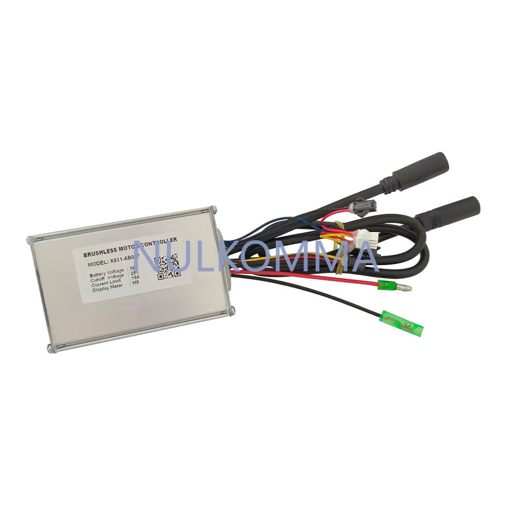 NULKOMMA Brushless Motor Controller X031-AB007 36V 15A E-Bike Scooter Universal E-Bike Conversion Kit Bicycle Speed Controller