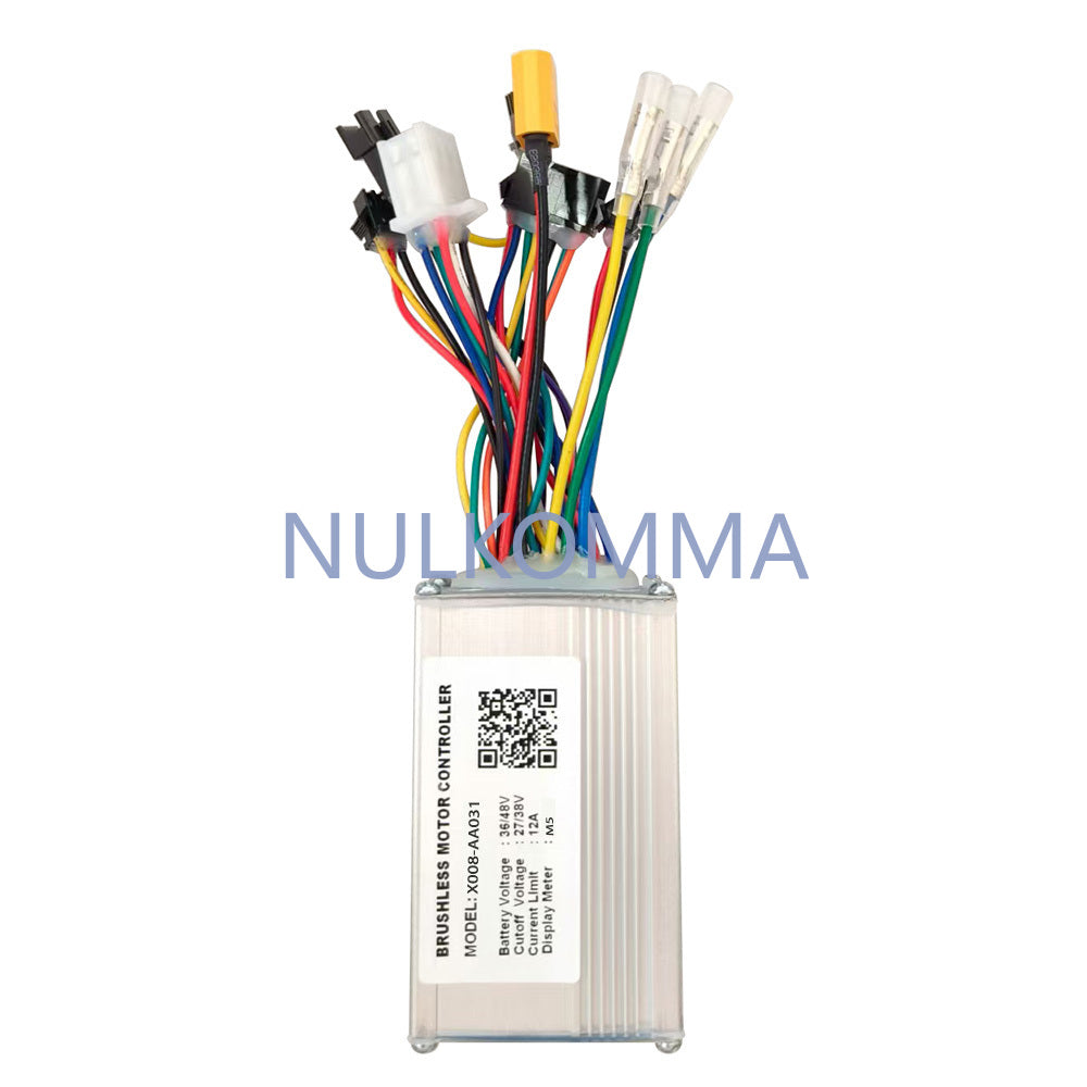 Ebike Brushless Controller X008-AA031 48V 12A Speed Parts for M5 Protocol Display Electric Scooter MTB Fat Bike Accessories