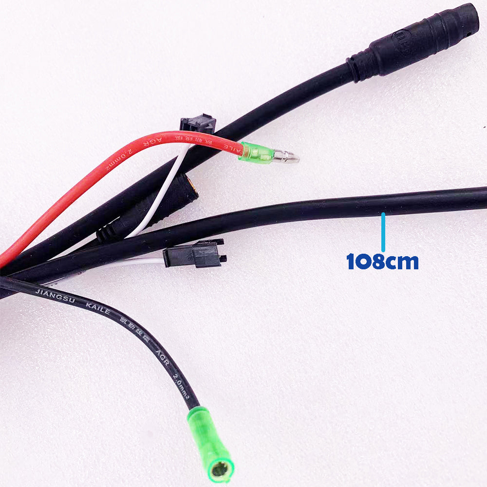 FH243-FOC-5SKD21C Brushless Motor Controller 36V/48V 18A for Ebike Display Meter KD21C