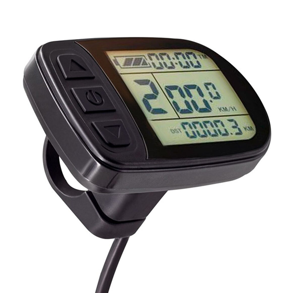 NULKOMMA Electric Bike KT-LCD5 Display Meter 24V/36V/48V Ebike Speed Control Panel Waterproof Connector