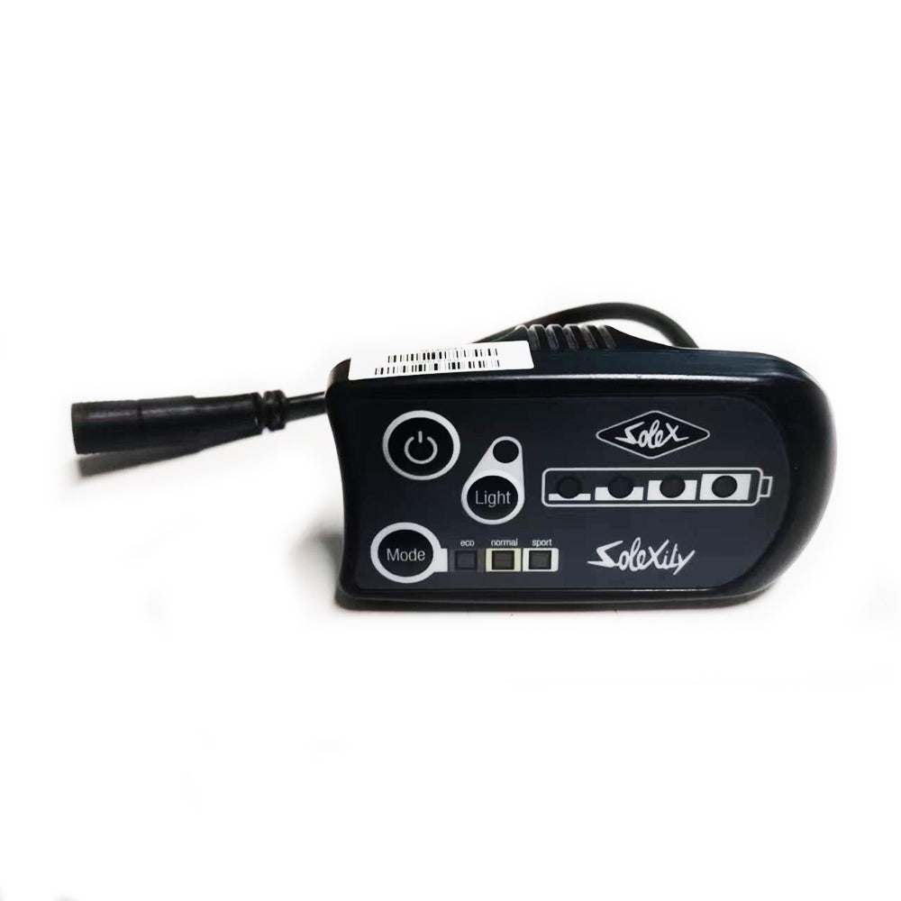 NULKOMMA SOLEX790 Electric Bicycle LED Display Meter 36V Cycling Computer Waterproof 6-Pin Female Connector E-Bike Control Panel Speedometer