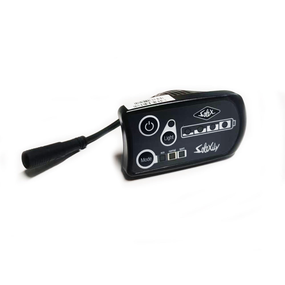 NULKOMMA SOLEX790 Electric Bicycle LED Display Meter 36V Cycling Computer Waterproof 6-Pin Female Connector E-Bike Control Panel Speedometer