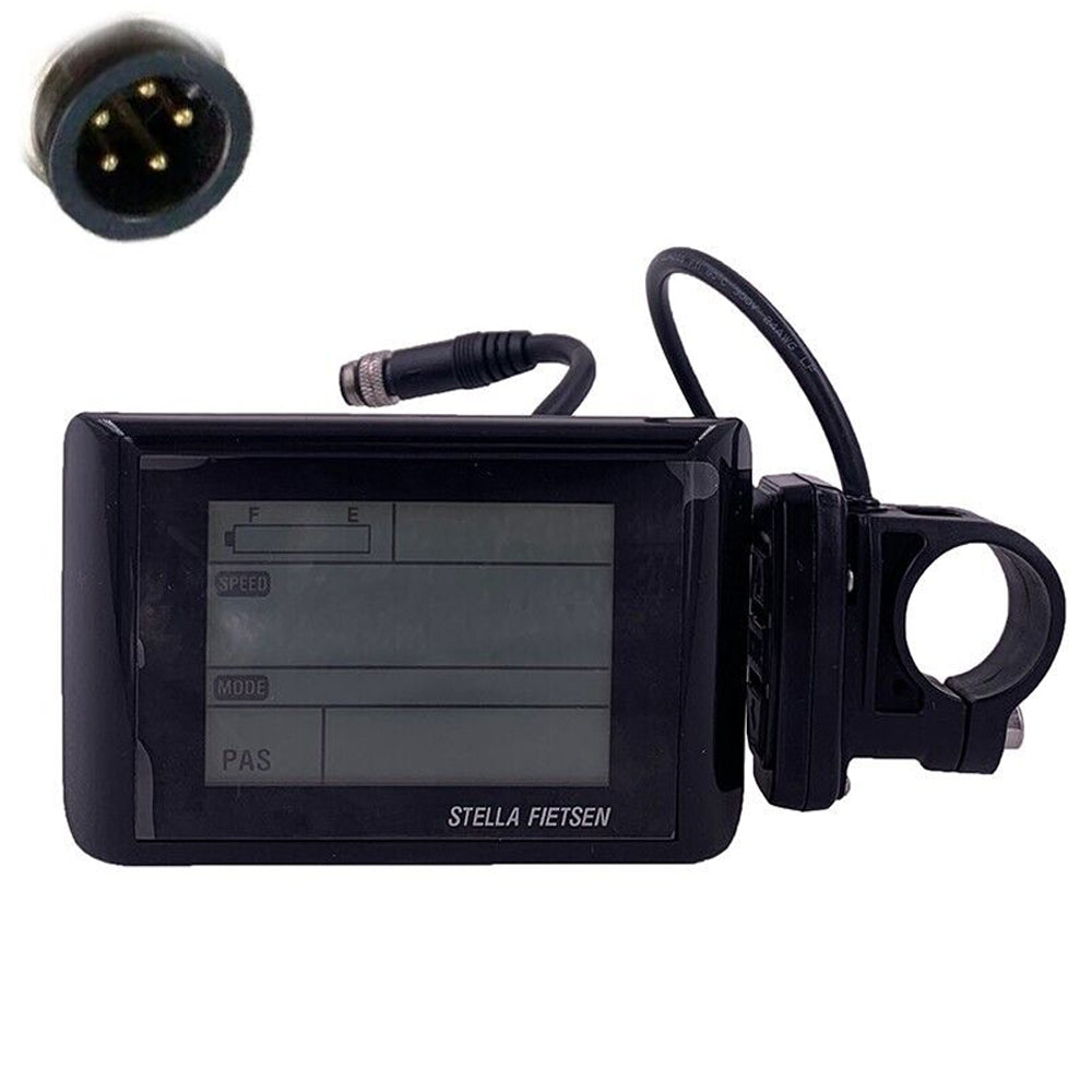 stella e bike display STELLA FIETSEN Ebike LCD Display Control Panel 36V 9-speed – NULKOMMA